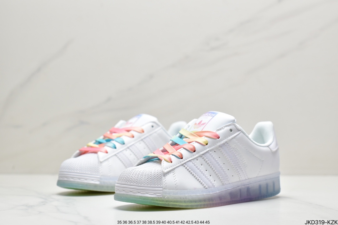 Adidas sneakers men's and women's clover FORUM LOW rainbow casual board shoes GW9682