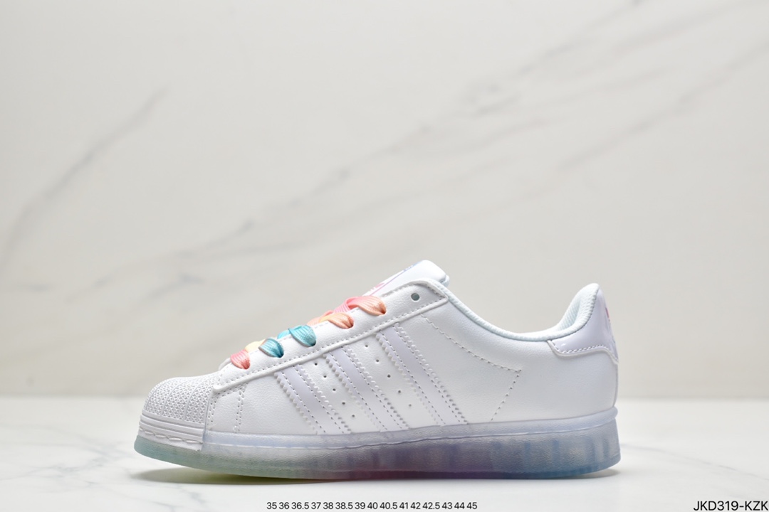 Adidas sneakers men's and women's clover FORUM LOW rainbow casual board shoes GW9682