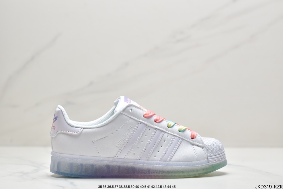 Adidas sneakers men's and women's clover FORUM LOW rainbow casual board shoes GW9682