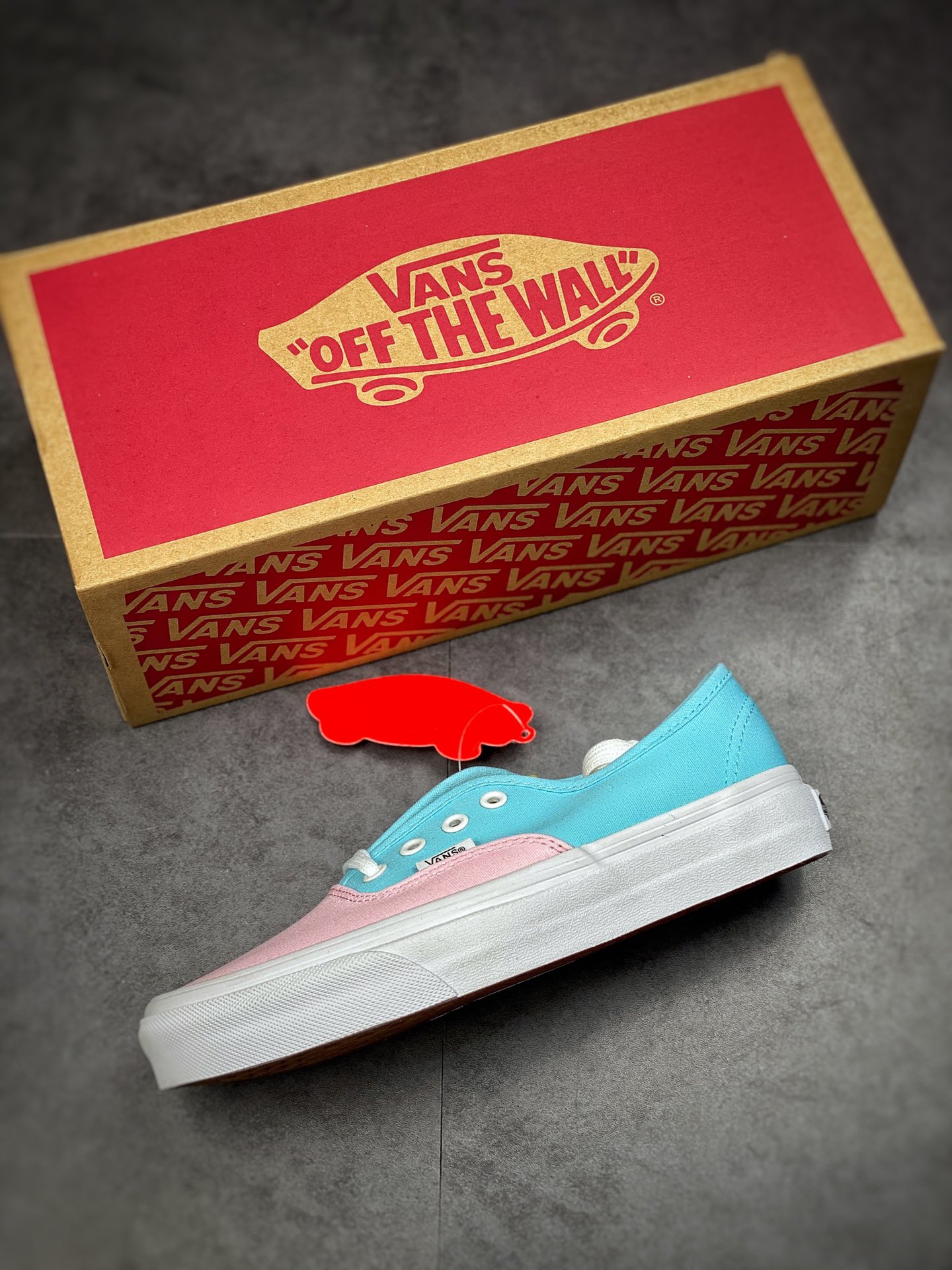 Vans Authentic Vans new milk blue taro purple color matching low-top canvas shoes VN0A4BV91RS