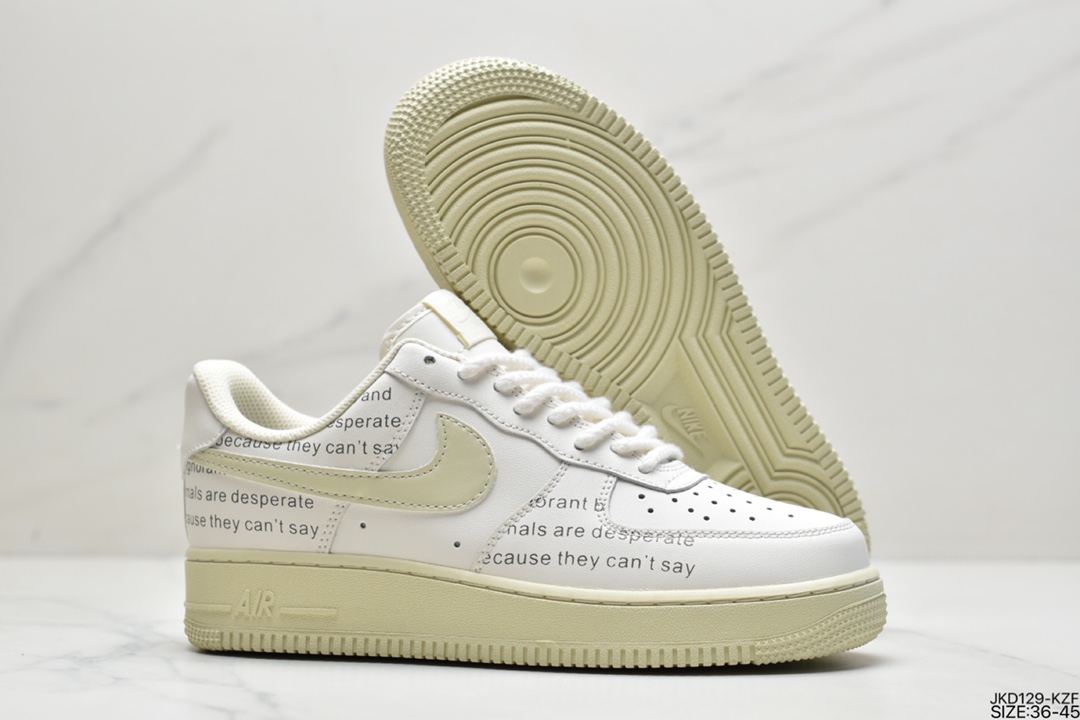 Nike NK Air Force 1 Low original last original cardboard to create a pure air force version DD8959