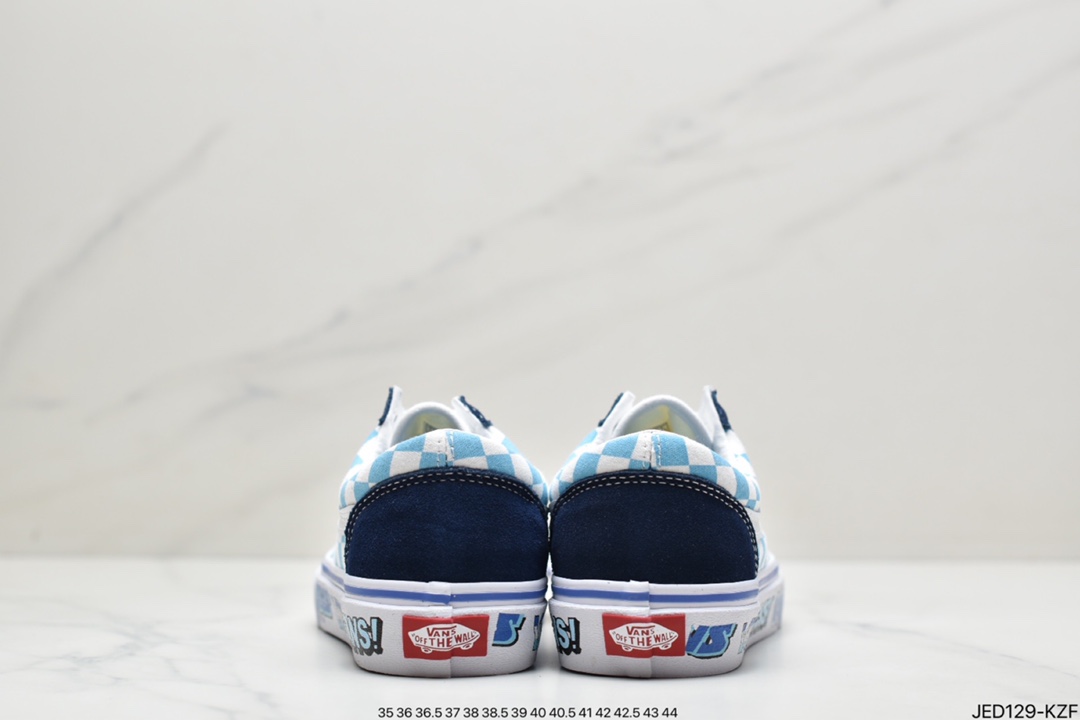 Vans Vans Official Style 36 Low-Top Sneakers Sneakers Process: Vulcanization 1:1 (weight 1:1, original steel stamp, material label, shoe type label, certificate) ID: JED129-KZF