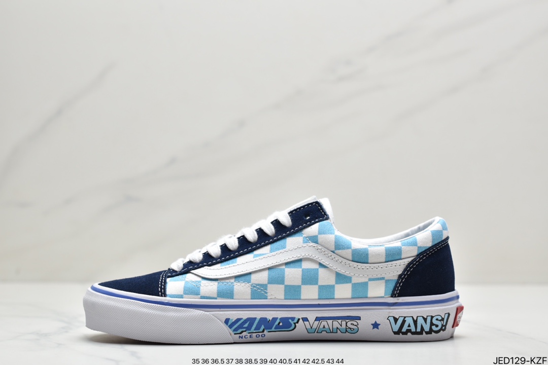 Vans Vans Official Style 36 Low-Top Sneakers Sneakers Process: Vulcanization 1:1 (weight 1:1, original steel stamp, material label, shoe type label, certificate) ID: JED129-KZF