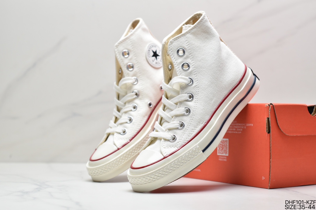 Converse CONVERSE Converse official Chuck 70 high-top hit color canvas shoes 162050C