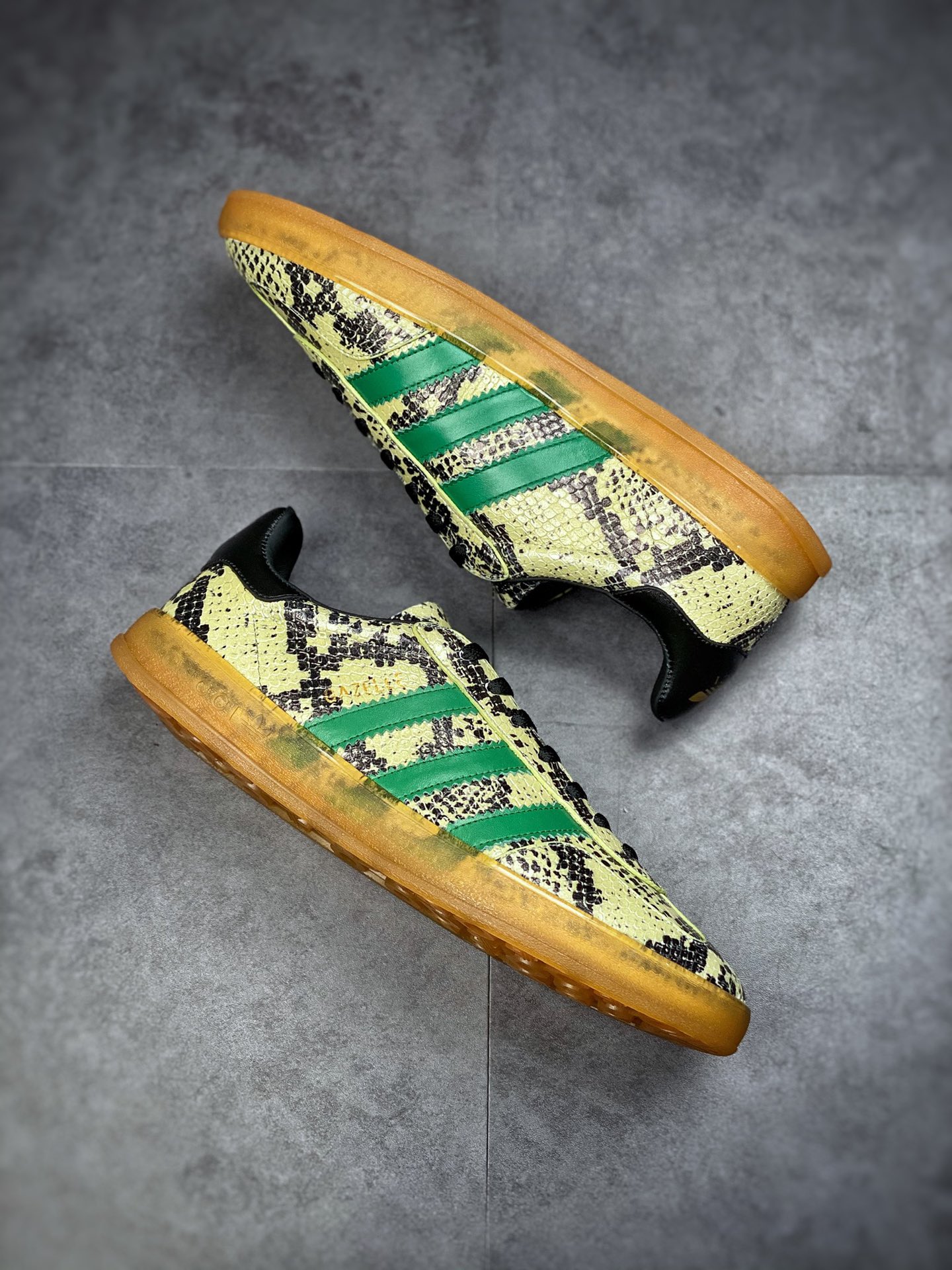 Adidas x GUCCI Blockbuster Co-branded Trefoil Logo and Iconic Three Bars