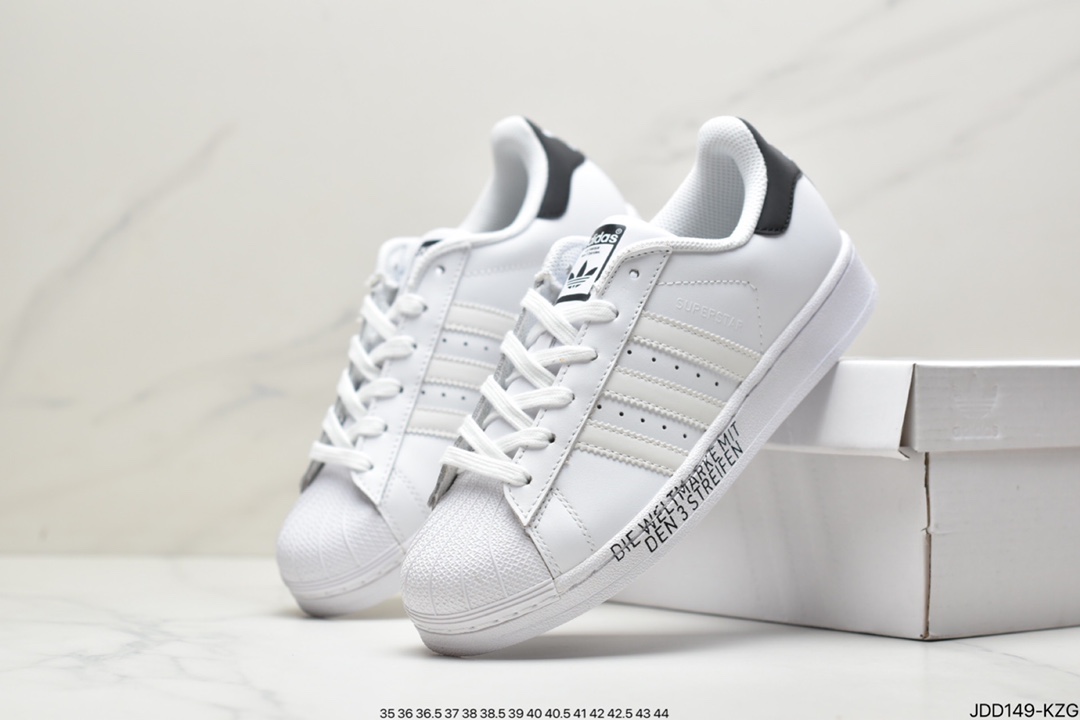 Adidas Adidas Superstar Shell Toe Soft Blue Sole Casual Sneakers