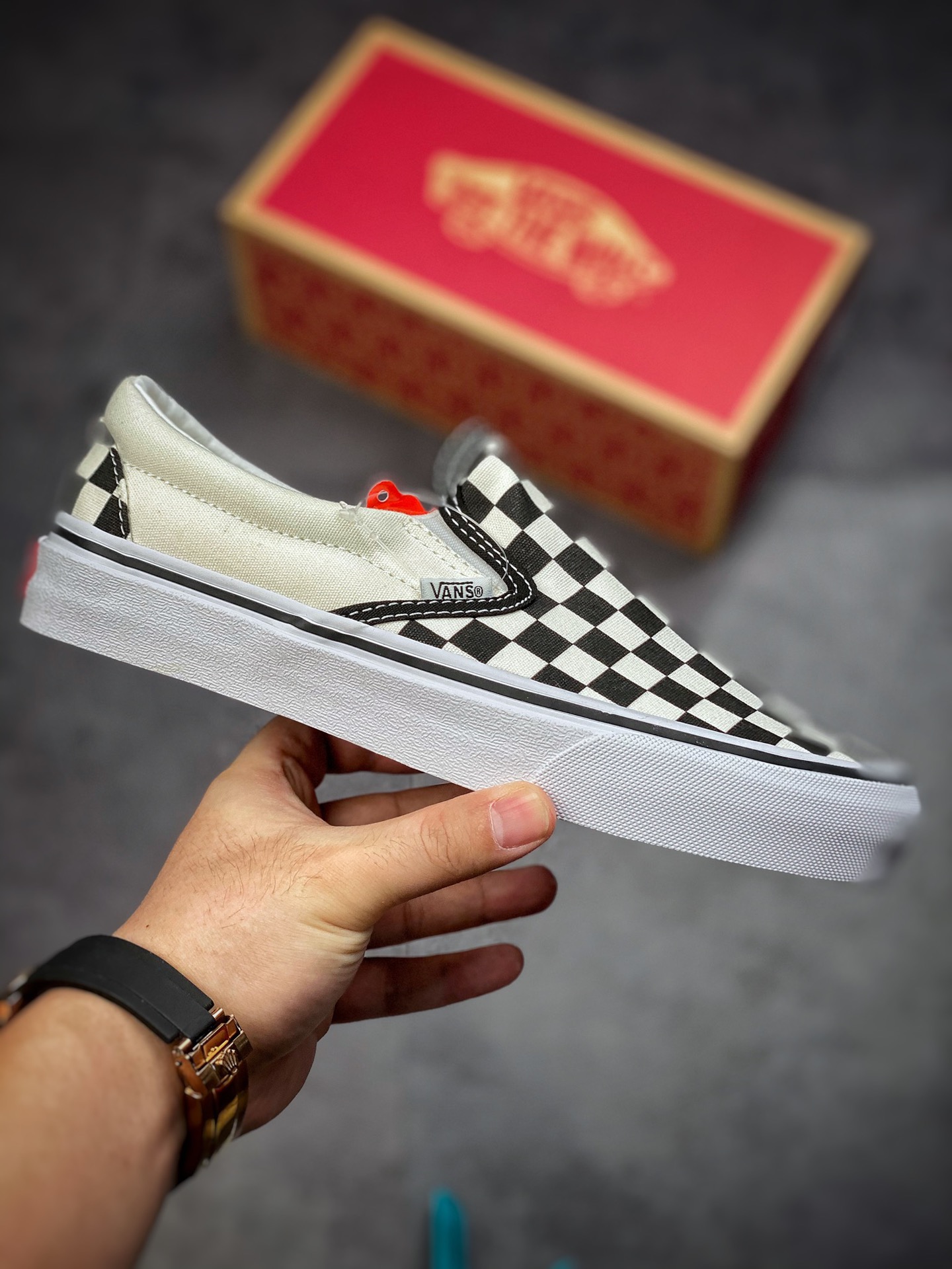 Vans Slip-On 2022 latest checkerboard slip-on sneakers