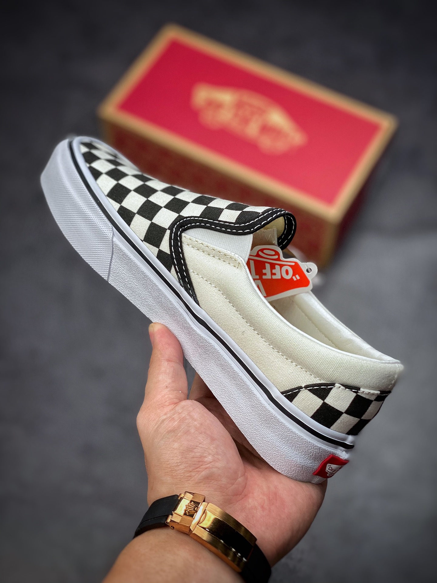 Vans Slip-On 2022 latest checkerboard slip-on sneakers