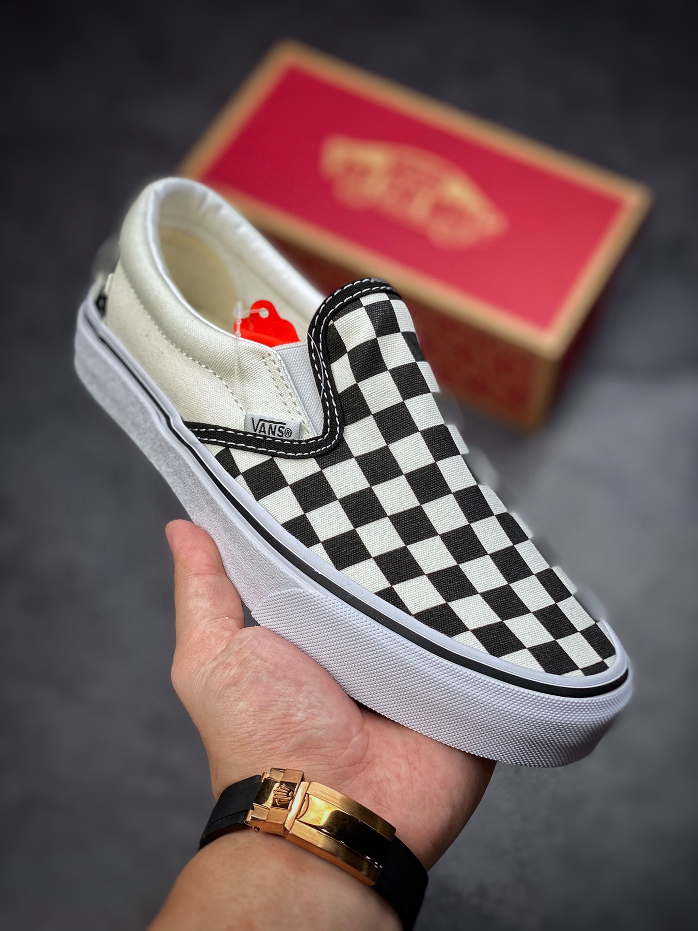 Vans Slip-On 2022 latest checkerboard slip-on sneakers