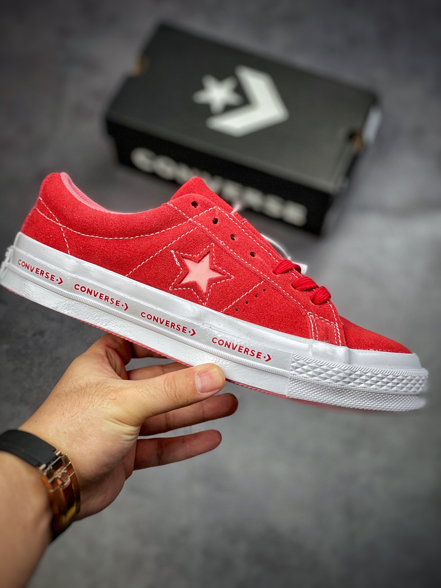 Kimura One Star Grass Watermelon Red Converse One Star Converse One Star is also destined to be the mainstream of this year