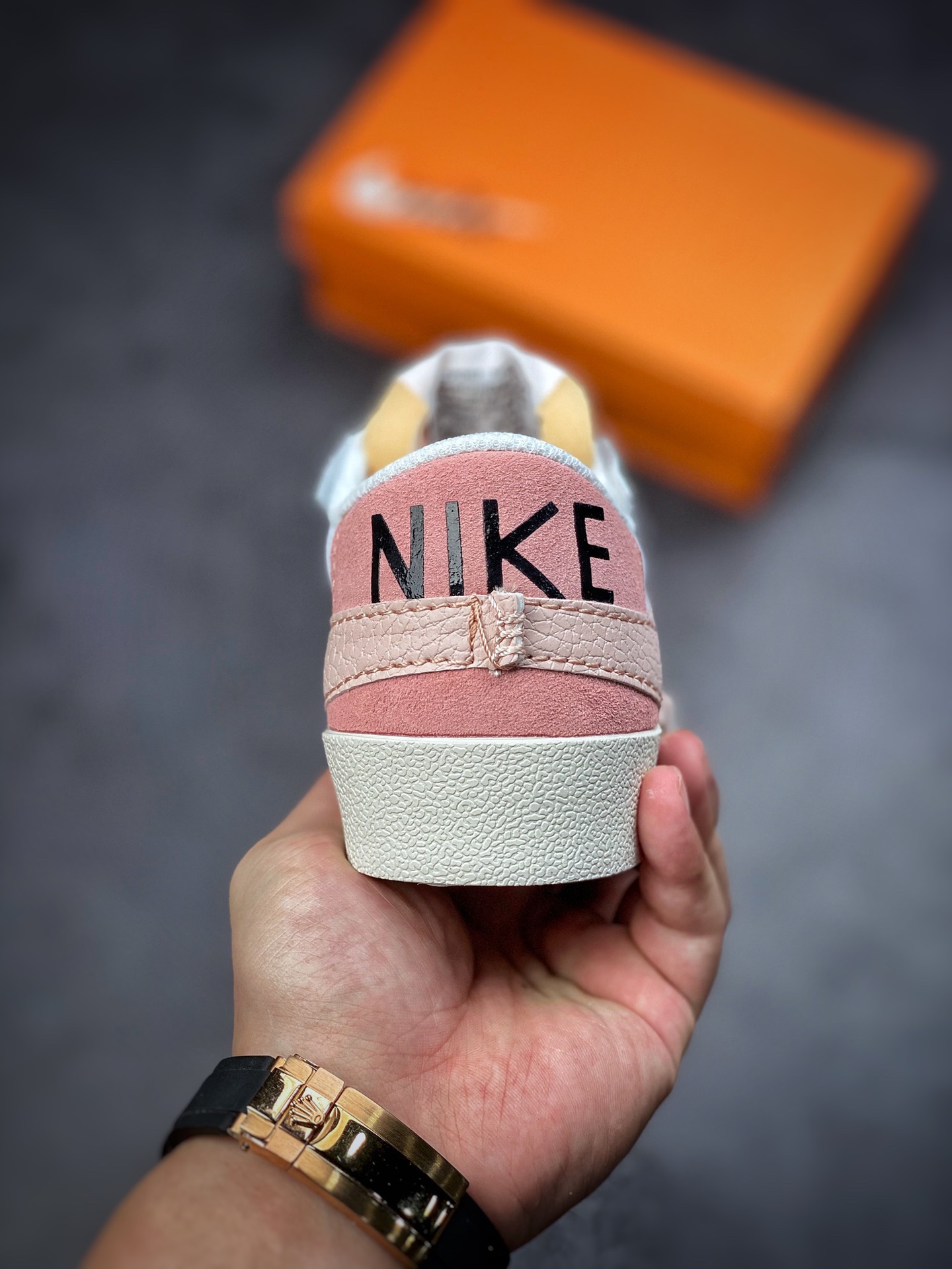 Nike Blazer Low'77 Jumbo white light pink classic all-match low-top trailblazer casual sports shoes DQ1470-102