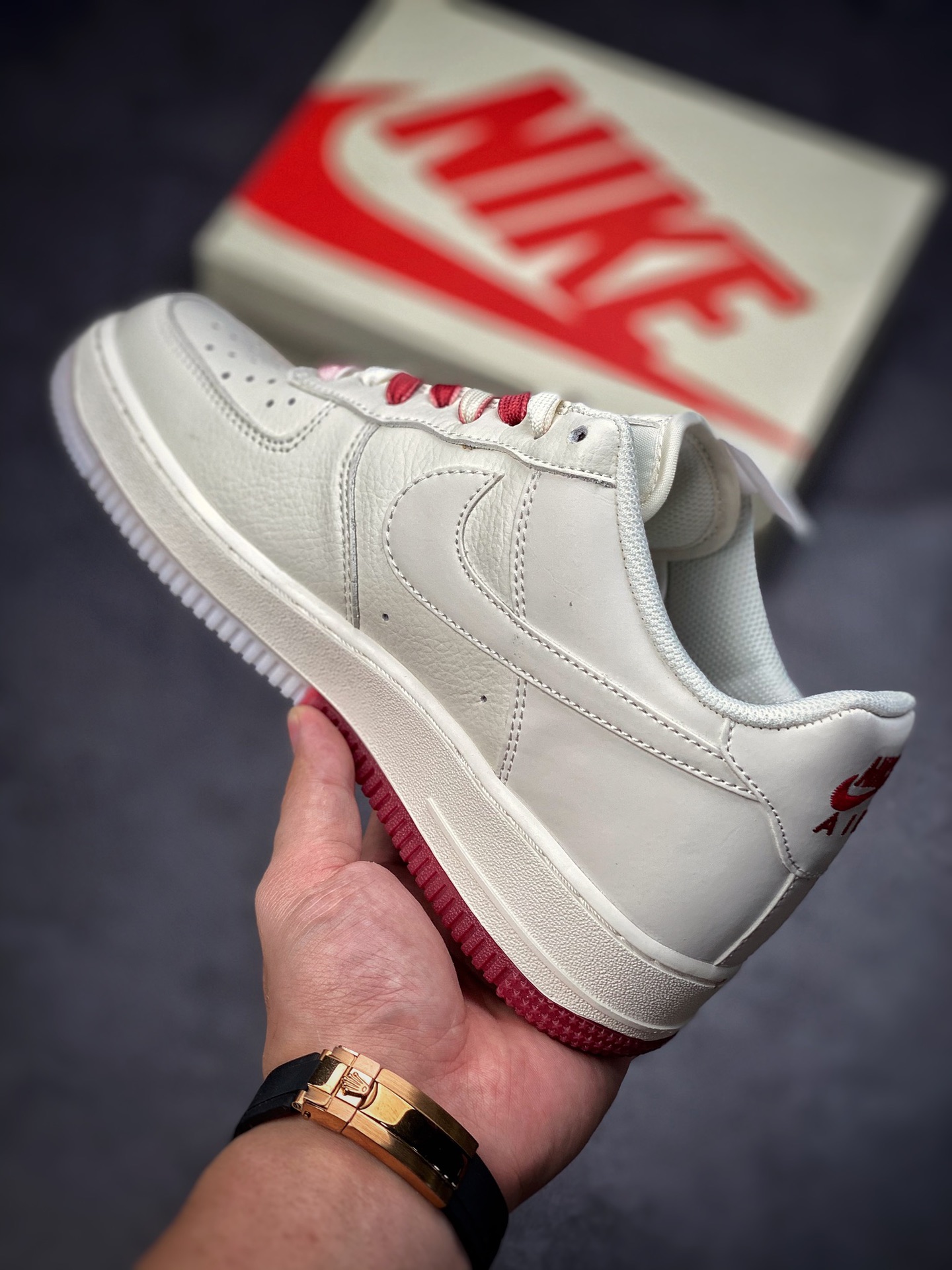 260 Nike Air Force 1 Low 07 串标白红渐变 NB8969-123