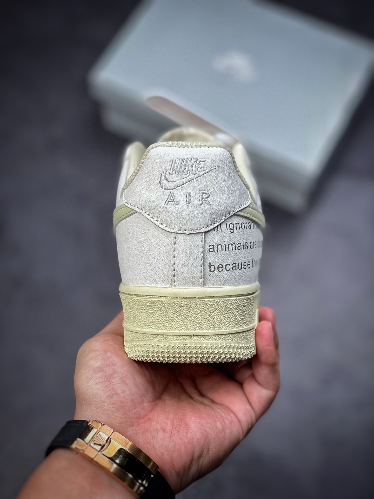 180 Nike Air Force 1 Low 07 米白字母DD8959-100