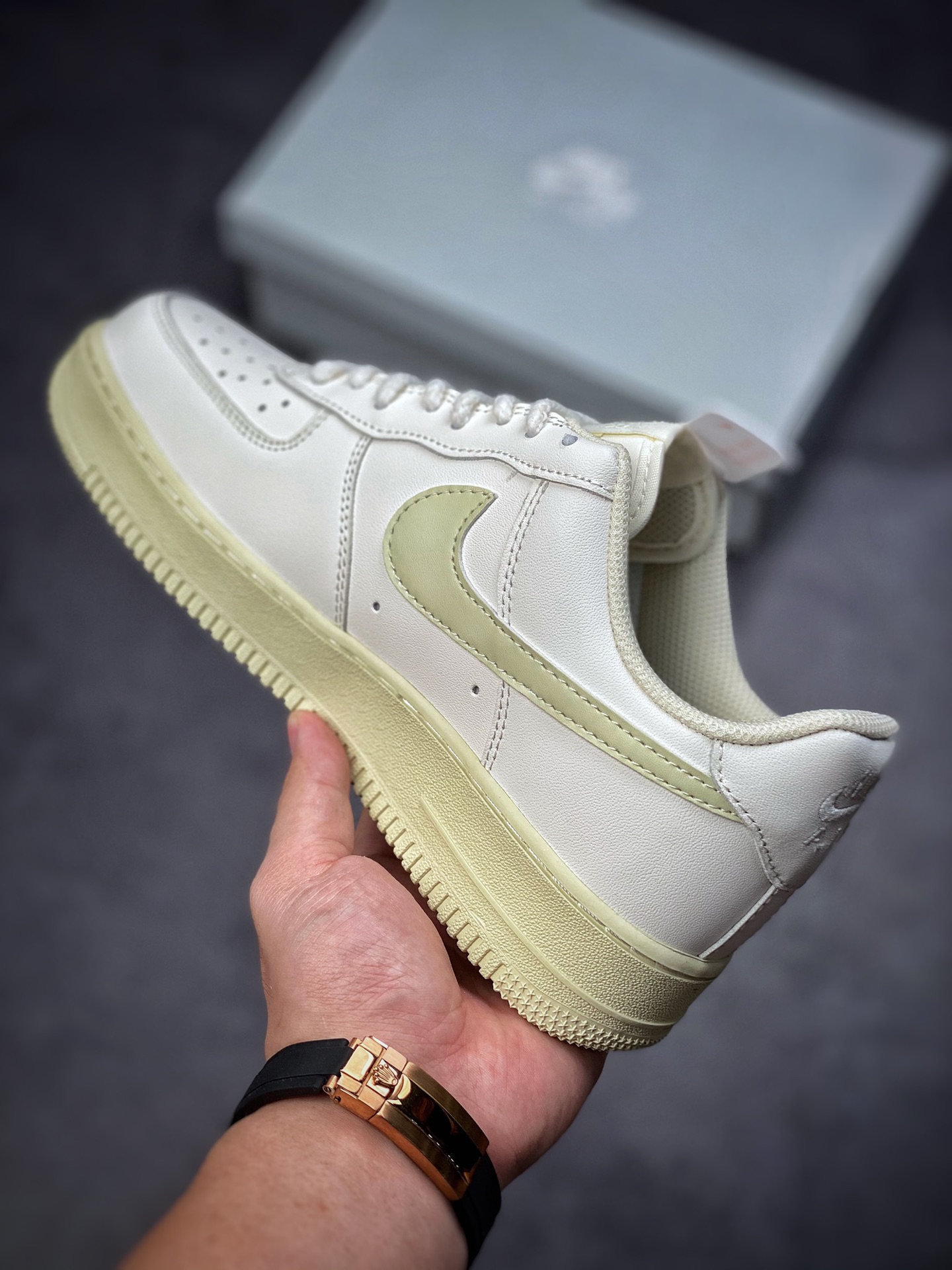 180 Nike Air Force 1 Low 07 米白字母DD8959-100-莆田高仿鞋,莆田鞋