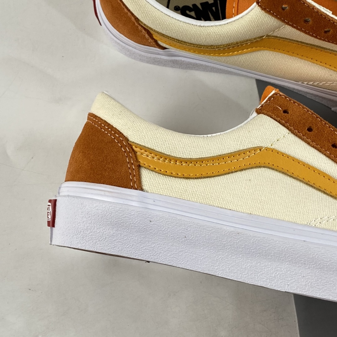 Vans Style 36 High Quality Orange Soda Series Vintage Vulcanized Plate Shoes VN0A3DZ3VXY