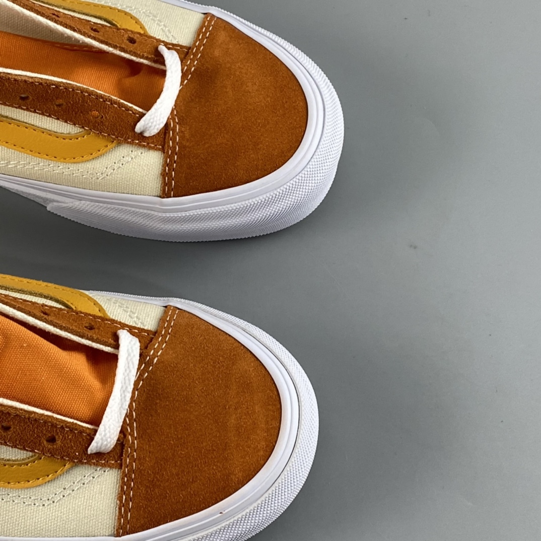 Vans Style 36 High Quality Orange Soda Series Vintage Vulcanized Plate Shoes VN0A3DZ3VXY