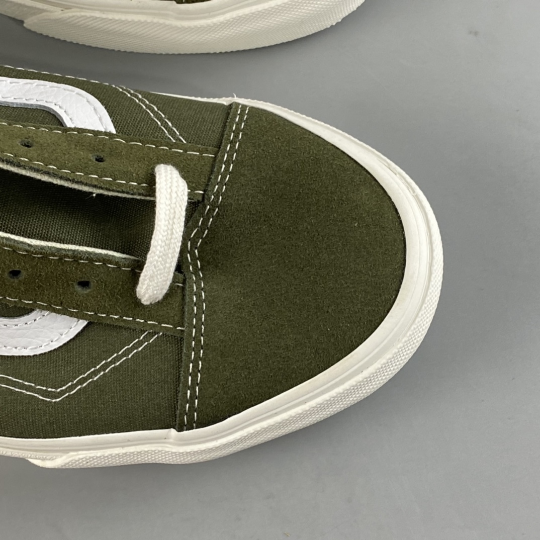 Vans Vault OG Style 36 Lx Suede Olive Green Low Top Casual Sneakers VN0A3AUURY6