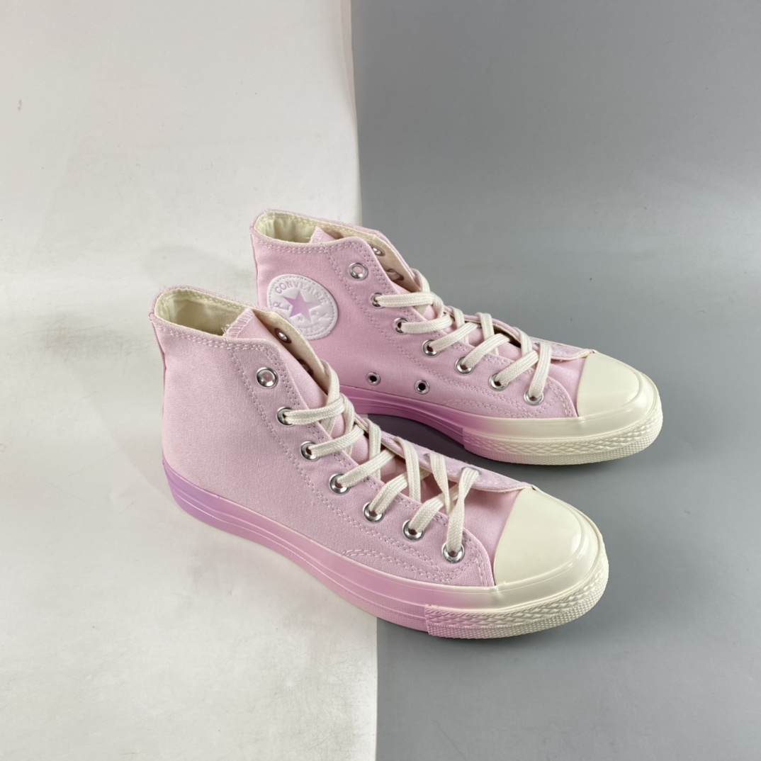 Converse Chuck 1970S Converse new gradient tulip high-top casual shoes A00533C