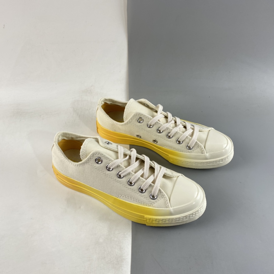 Converse Chuck 1970S Converse New Gradient Lemon Low Help Casual Board Shoes A00534C