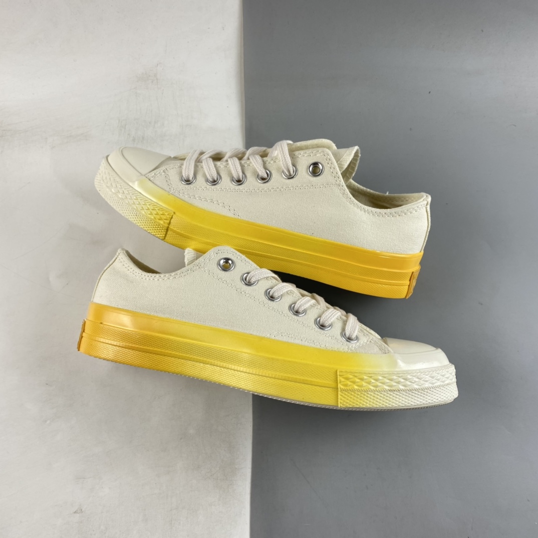 Converse Chuck 1970S Converse New Gradient Lemon Low Help Casual Board Shoes A00534C