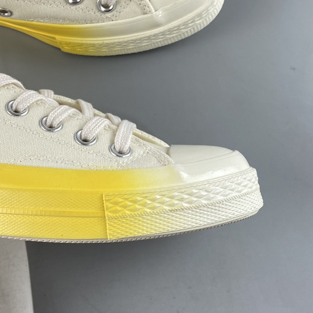 Converse Chuck 1970S Converse New Gradient Lemon Low Help Casual Board Shoes A00534C