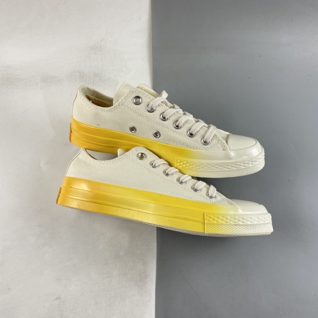 Converse Chuck 1970S Converse New Gradient Lemon Low Help Casual Board Shoes A00534C