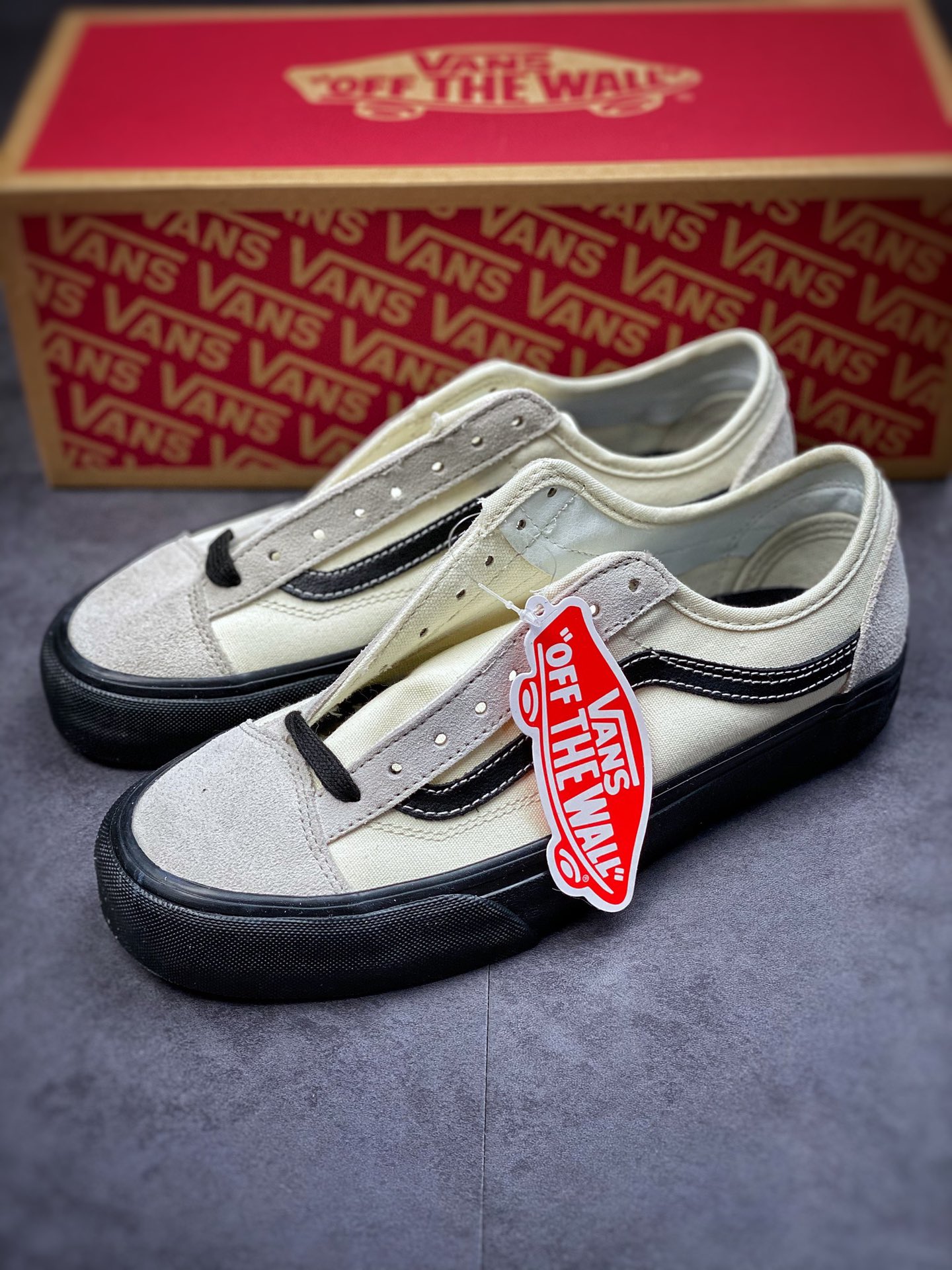 Vans Style 36 Oreo Vans New Black and White Rubber Sole