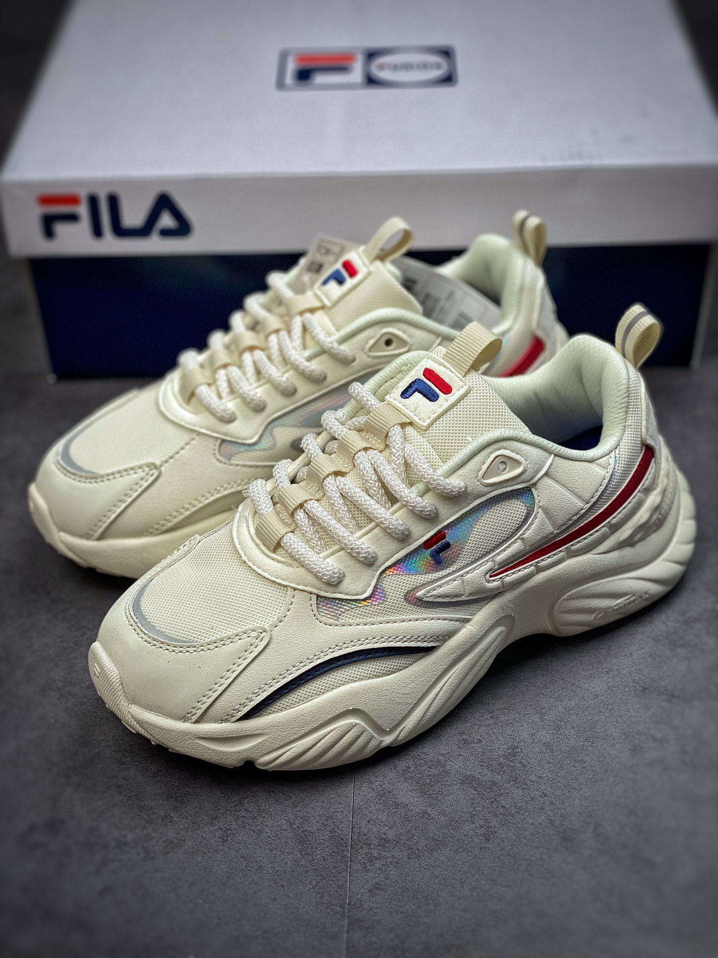 Italian Sports Aesthetics Fila FUSION Conch Conch Series Daddy Style T12W217303FWC