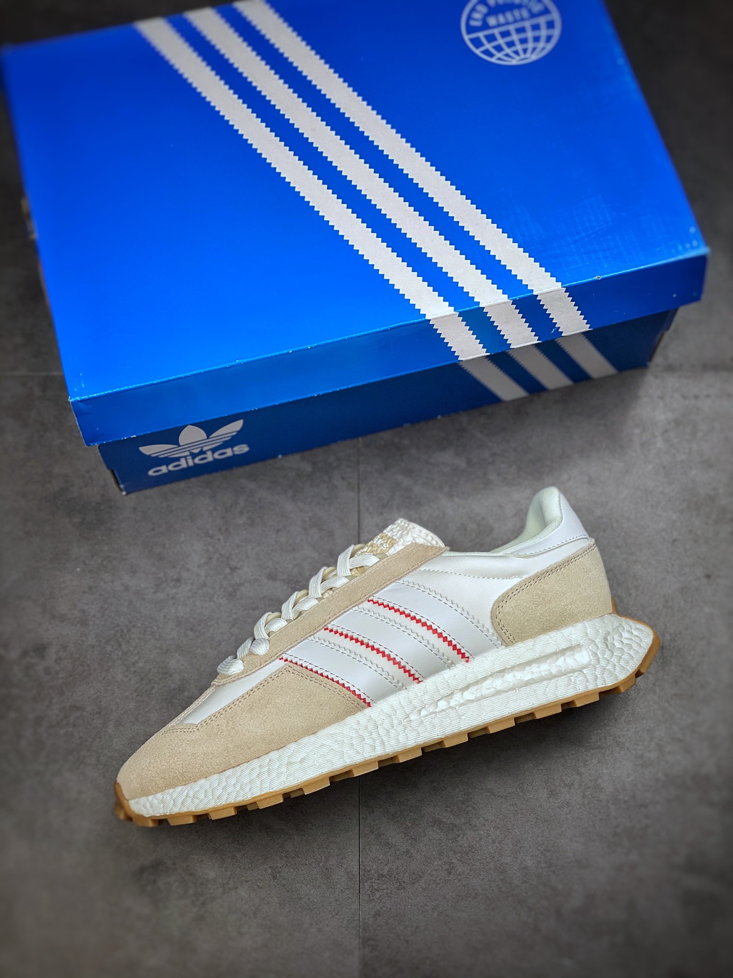 Adidas Originals Retropy E5 White Light Brown Popcorn Midsole GZ6387