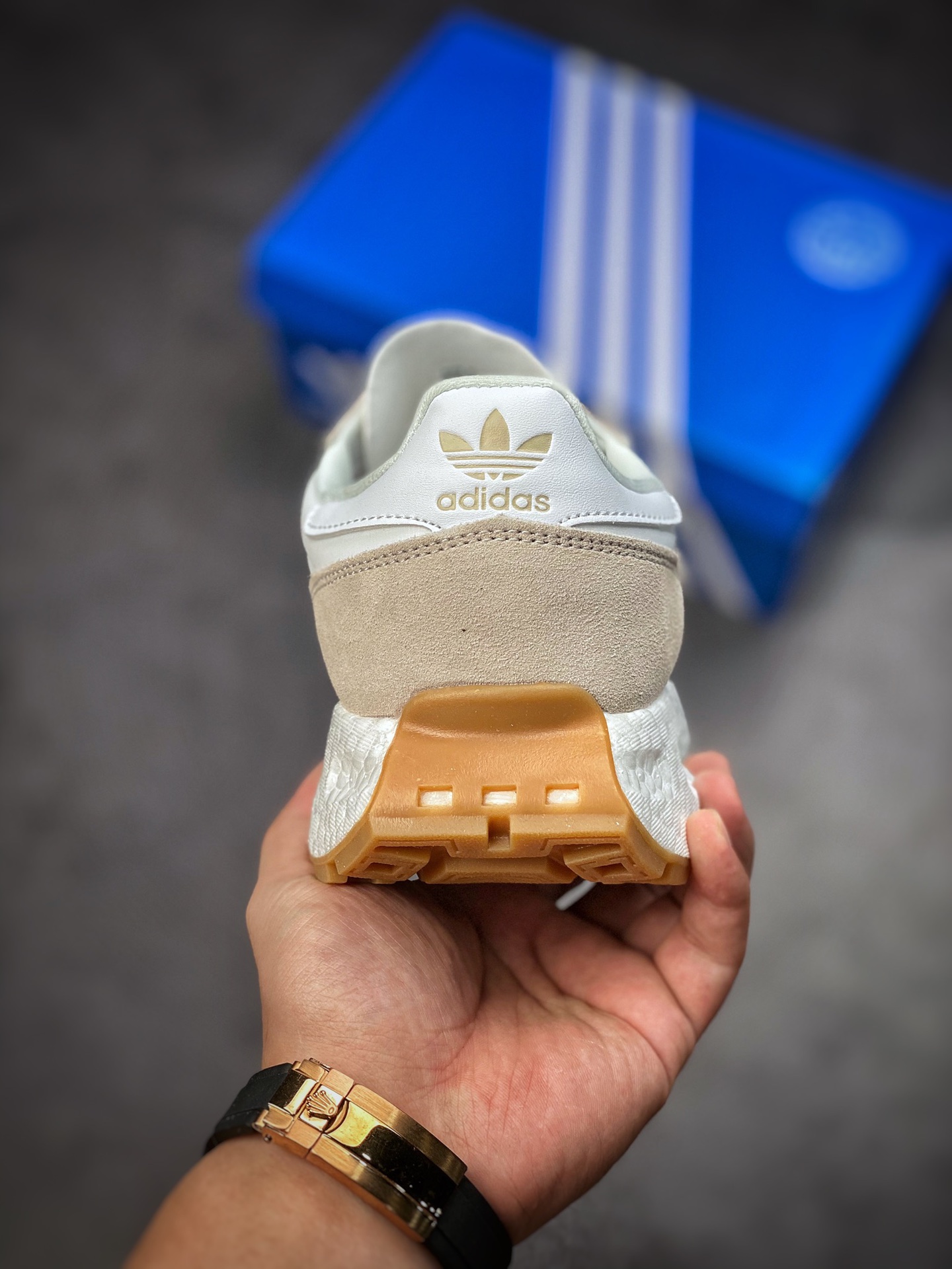 Adidas Originals Retropy E5 White Light Brown Popcorn Midsole GZ6387