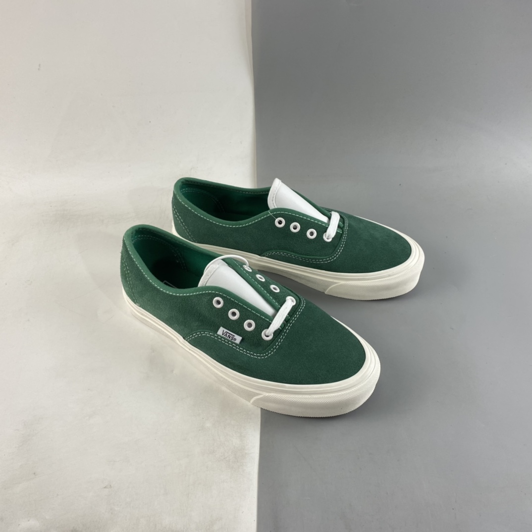 Vans Authentic Anaheim Classic Dark Green Fur Casual Board Shoes VN0A348A2O4