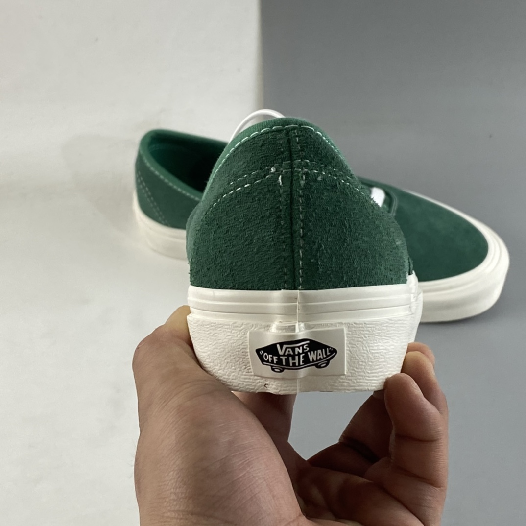 Vans Authentic Anaheim Classic Dark Green Fur Casual Board Shoes VN0A348A2O4