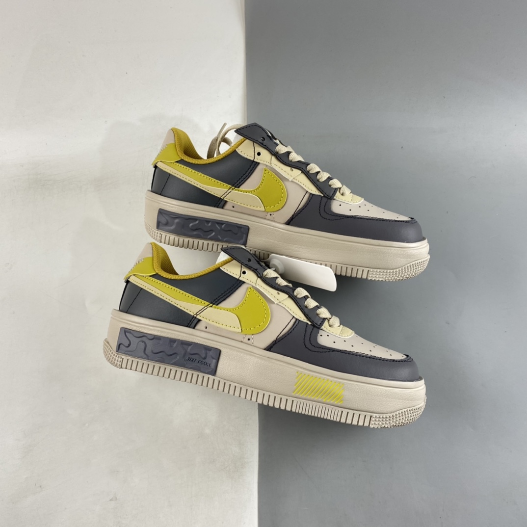 Nike Air Force 1 Fontanka Fontanka Series Bronze Air Force One Low-Top Casual Sneakers CW6688-602