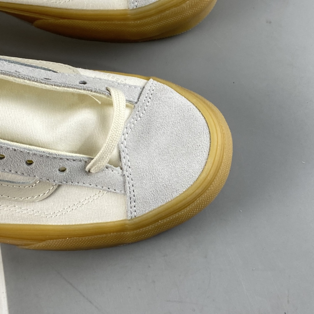 Vans Style 36 Vans 2022 Beige Raw Rubber Sole Retro Low-Top Casual Sports Board Shoes VN0A54F6A9E1