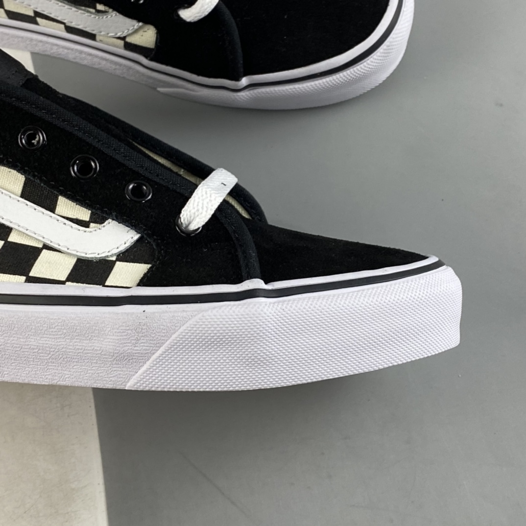 Vans Actice Vans official edging series white side striped checkerboard retro couple shoes VN0A3WKZ5GX