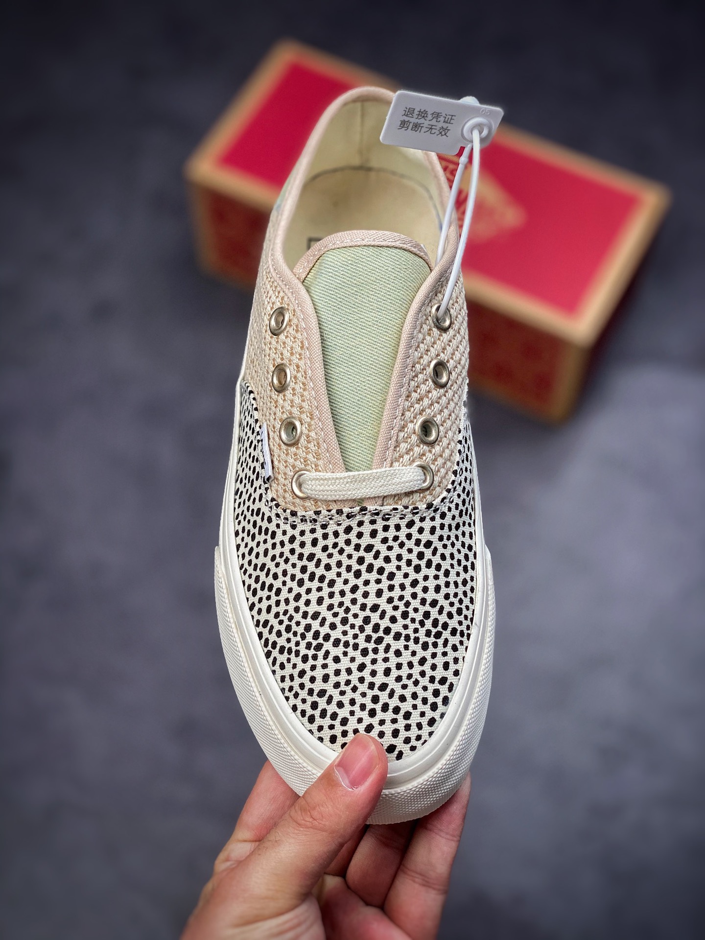 Vans Vans official Authentic color netizens stitching men's shoes women's shoes canvas shoes