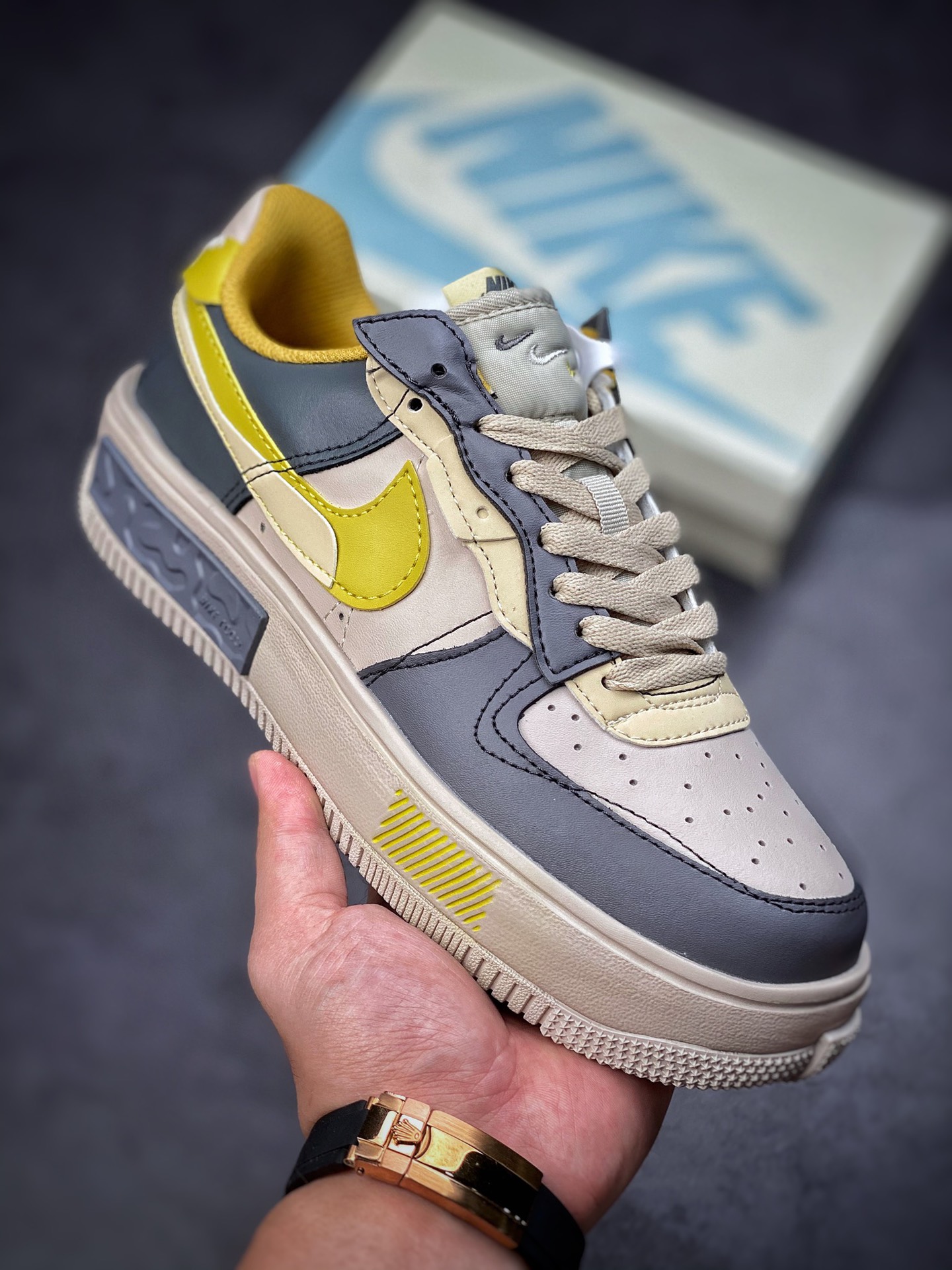 260 Nike Air Force 1 Fontanka “古铜黄” 空军丰塔卡系列 全鞋身纳米材质CW6688-602