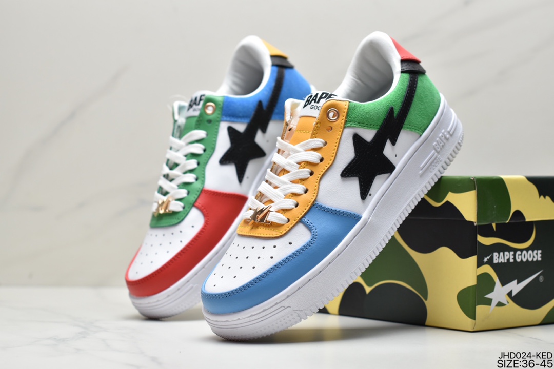 Trend godfather nigo brand Wang Yuan with the same Bape Sta ”Tokyo” classic all-match casual sports sneakers