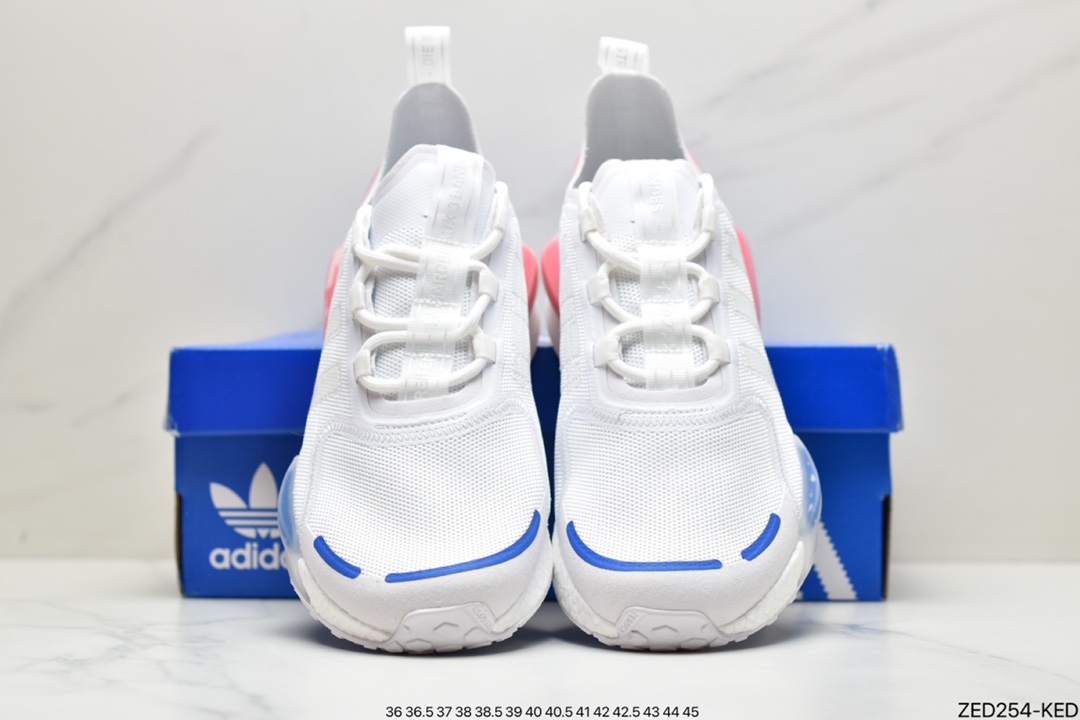 Adidas NMD_V3 Boost Popcorn Super Stretch Midsole Knit Mesh Casual Sports Running Shoes