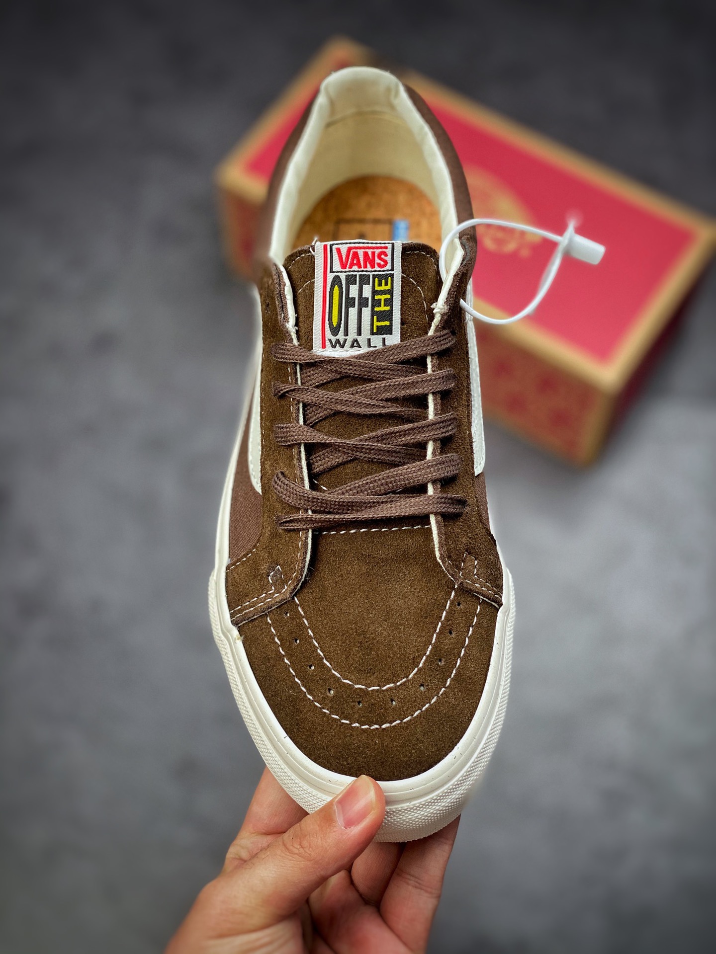 Vans Sk8-Low Retro Brown Couple Sports Casual Canvas Shoes VN0A4UW15A5