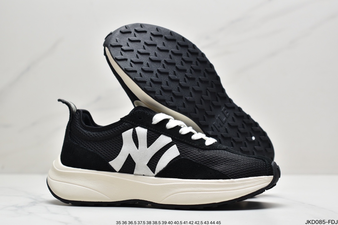 MLB Chunky Jogger Seamball New York Yankees Shoes ”Ivory” Jogger Series Running Shoes