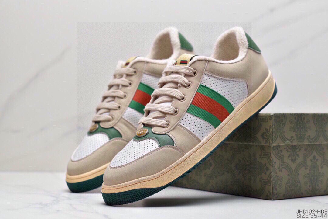 Gucci Distressed Screener sneaker series