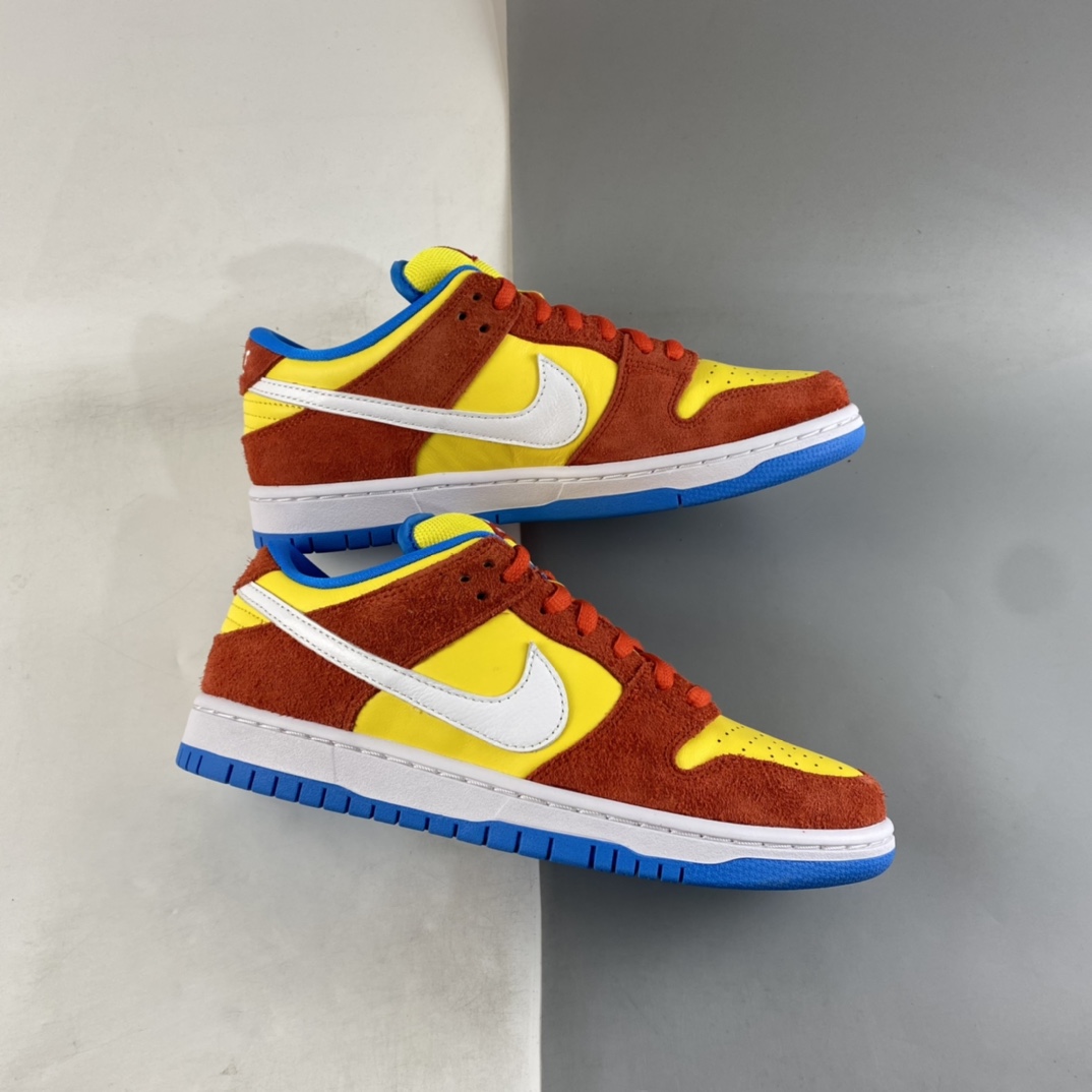 P300 Nike SB Dunk Low”Bart Simpson”扣篮系列低帮休闲运动滑板板鞋BQ6817-602