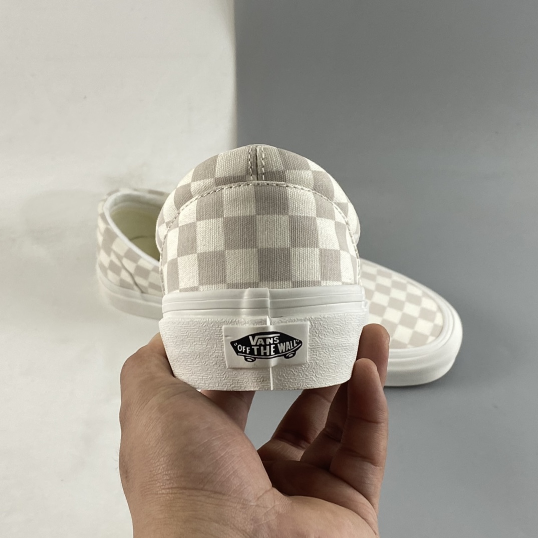 Vans Era Vans official milk tea color checkerboard low-top casual board shoes VN0A5JMLDR9