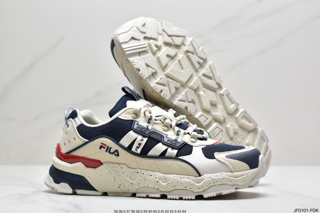 FILA official couple TREK gypsophila daddy shoes 2022 spring and summer casual heightening casual shoes 0502233H34