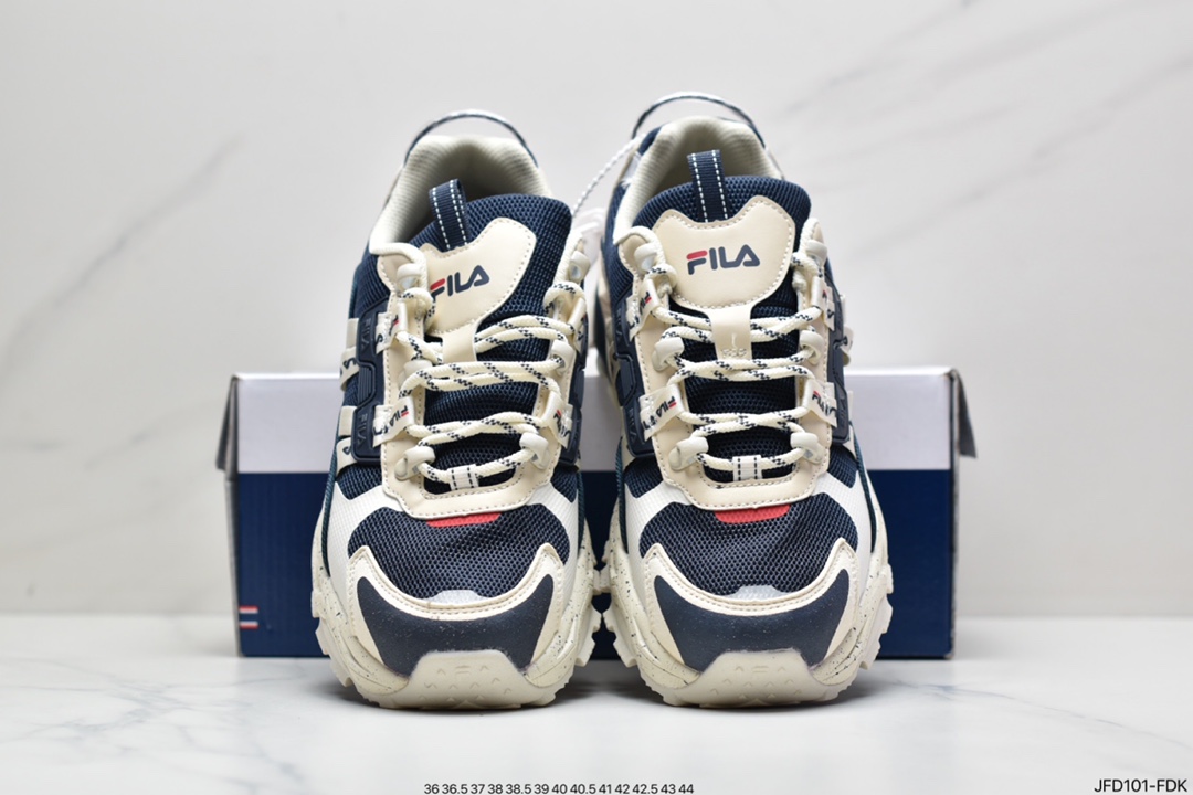 FILA official couple TREK gypsophila daddy shoes 2022 spring and summer casual heightening casual shoes 0502233H34