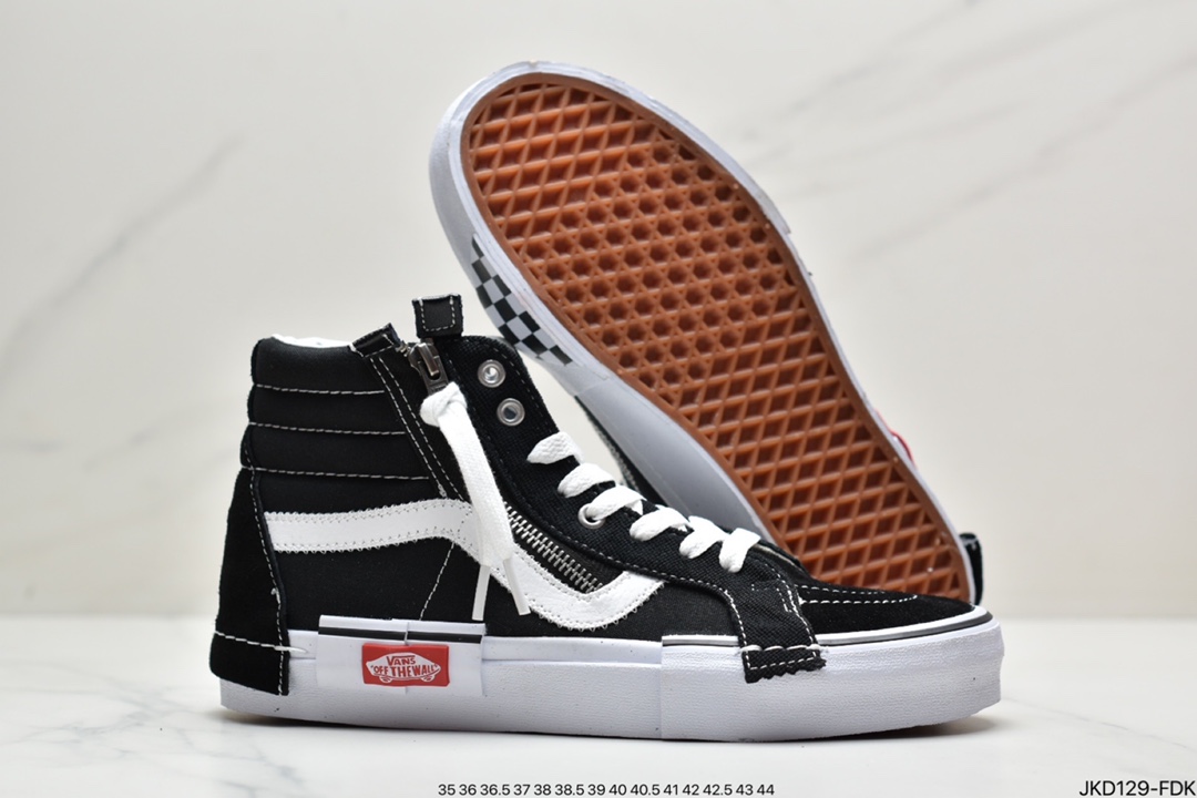 Vans Vault Sk8-Hi Cap LX Official New New Generation Deconstruction High-Top Canvas Shoes 2202SCYTIS