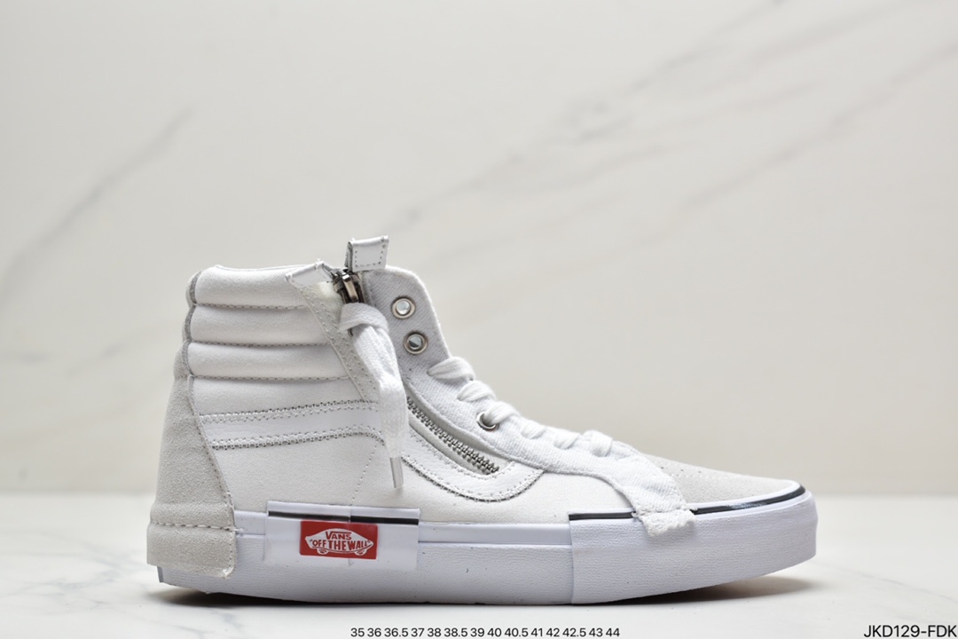 Vans Vault Sk8-Hi Cap LX Official New New Generation Deconstruction High-Top Canvas Shoes 2202SCYTIS