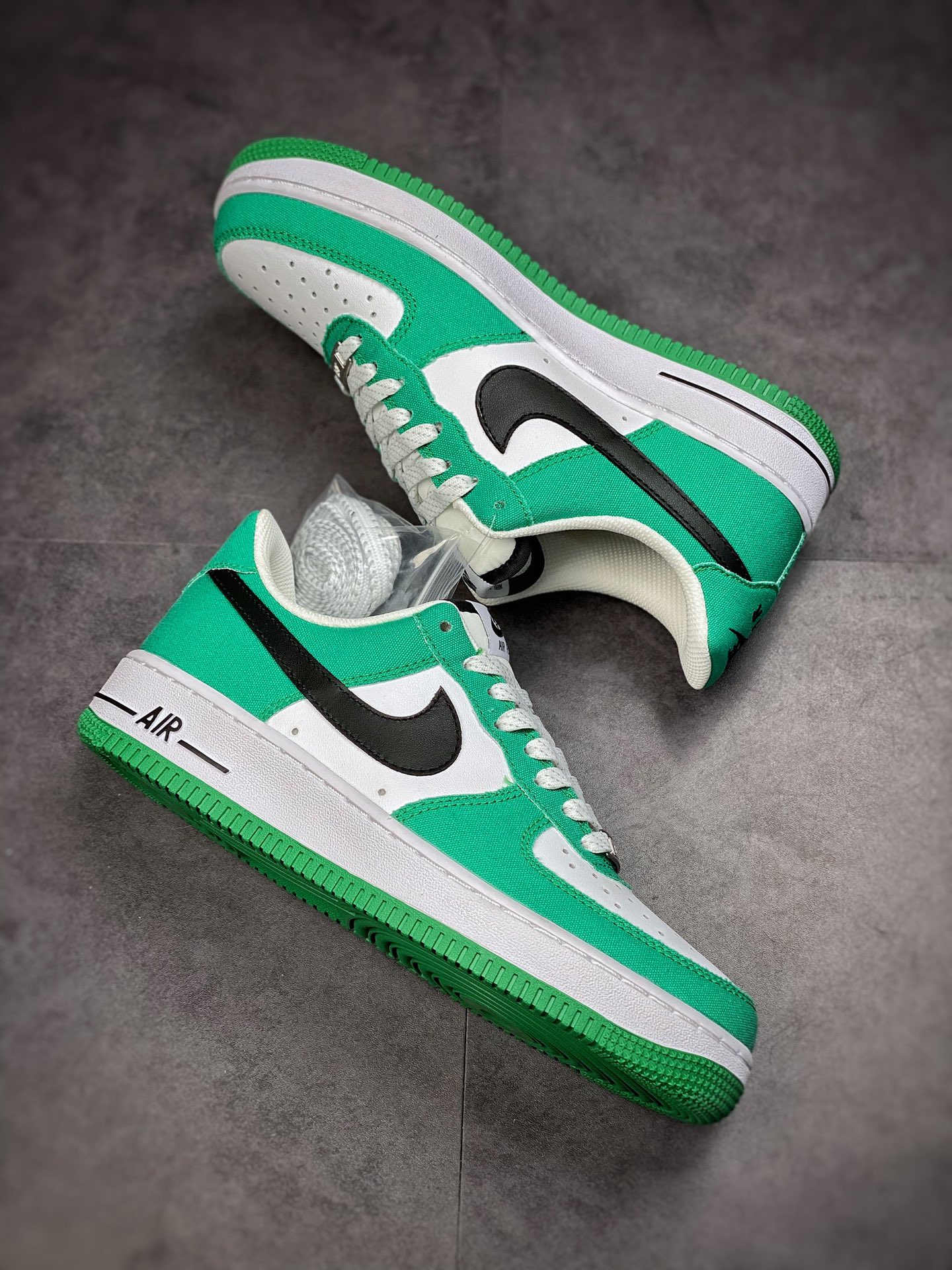 Nike Air Force 1 Low 07 White Green #Original Last Original Cardboard 315122-105