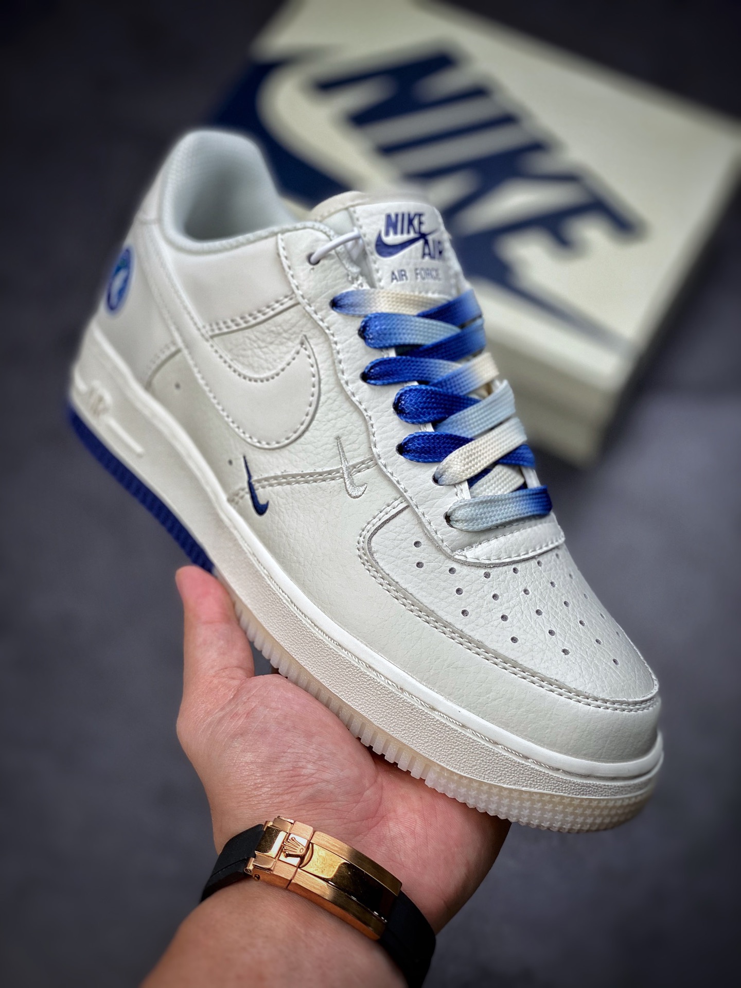 260 Nike Air Force 1 Low 07 串标白蓝渐变 明尼苏达森林狼ML5801-501
